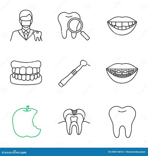 A Caries And Healthy Teeth Before And After Visiting An Orthodontist Or