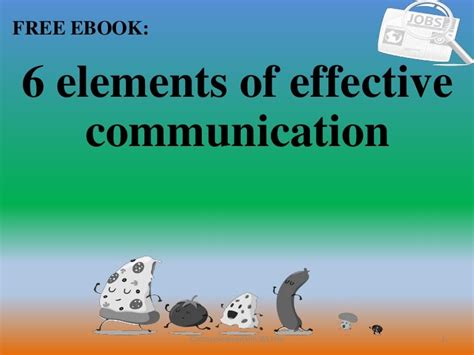 6 Elements Of Effective Communication Pdf Free Download