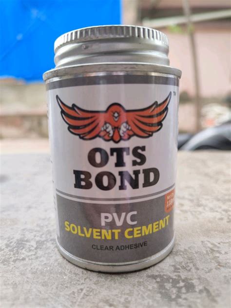 Cpvc Ots Bond Pvc Solvent Cement Ml Tin Can At Rs In Ahmedabad