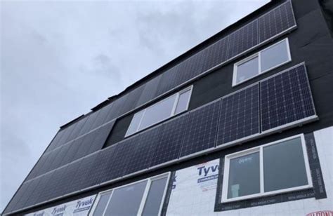 Wall-mounted solar arrays produce less, but work in a pinch