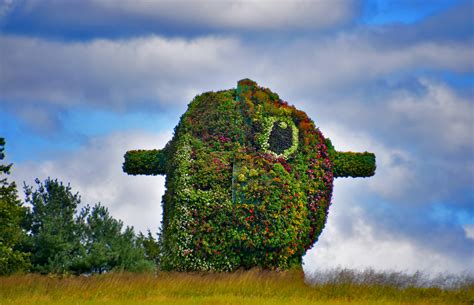 Jeff Koons Split Rocker 2000 At Glenstone Potomac MD Flickr