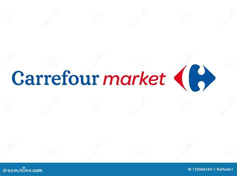 Carrefour Market Logo Cartoon Vector | CartoonDealer.com #132068169