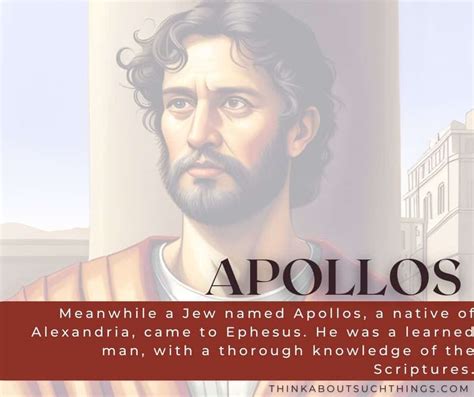 Apollos In The Bible A Mighty Evangelist In The Book Of Acts Think