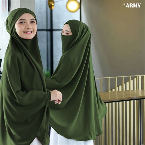 Jual Jilbab Hijab Kerudung Bergo Instan French Khimar Cadar Madinah