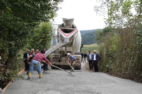 Akku Un Mahalleleri Beton Yola Kavu Uyor Ordu Olay Gazetesi Ordu Haber