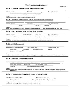 Bibliography Worksheet PDF Complete With Ease AirSlate SignNow