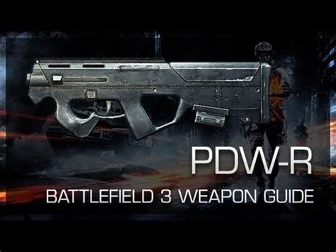 PDW R Battlefield 3 Weapon Guide Gameplay Gun Review YouTube