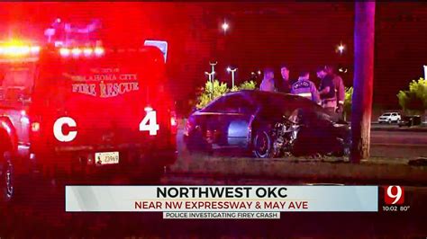 1 Arrested 1 In Custody After Car Crashes Into Pole In Nw Oklahoma City