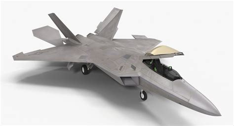 F 22 Raptor 3d Model 3d Model 129 3ds C4d Fbx Ma Obj Max Free3d