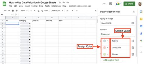 How To Use Data Validation In Google Sheets Layer Blog