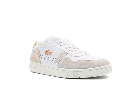 Lacoste T Clip White Pink 44sfa0063 1y9 Sneakers Mujer Thesneakerone