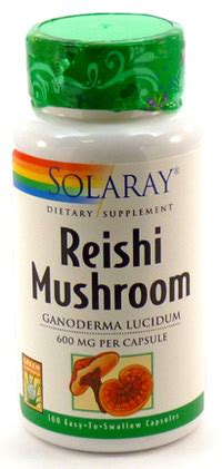 Reishi Mushroom Mg Vegcaps Solaray Penn Herb Co Ltd