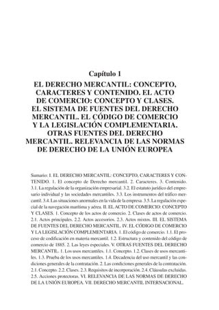 EL DERECHO MERCANTIL UNIDAD L Pdf