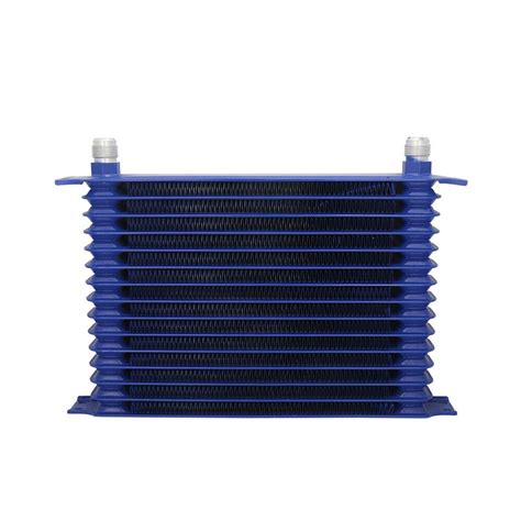 15 Rows AN10 Aluminum Engine Transmission Oil Cooler Trust Type Blue