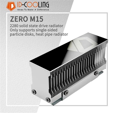 Id Cooling Zero M M Ssd Chaleco De Refrigeraci N Nvme Radiador