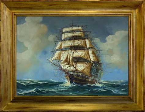 Sailing Ship Oil Painting