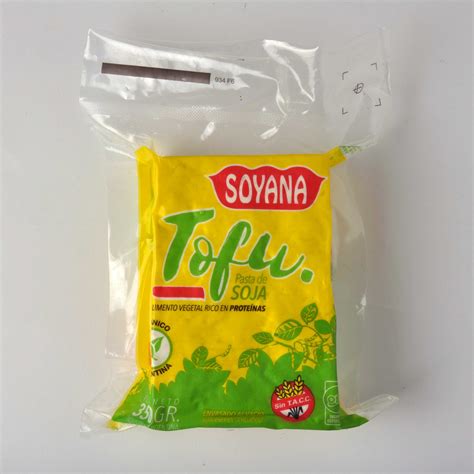 TOFU ORGÁNICO SIN TACC x 350GR SOYANA Alma Verde