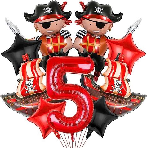 Pirate Ship Balloons Party Decorations Pcs Pirate Balloons Birthday