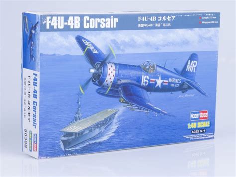 Сборная модель самолета Hobby Boss Самолет F4U 4B Corsair масштаб 1 48