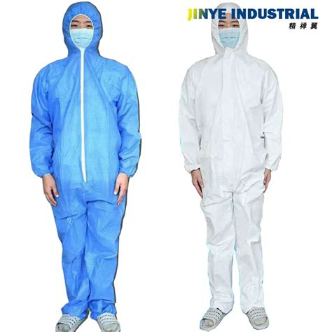 SMS Coverall Waterproof SMS Disposable Coverall Safety Clothing