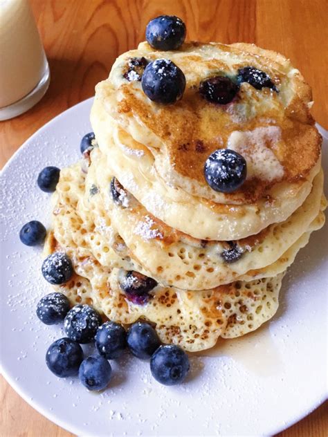 Gluten Free Fluffy Blueberry Pancakes The Dish On Healthy