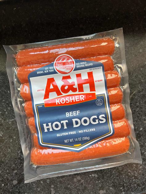 A And H Kosher Beef Hot Dogs Review The Kitchn