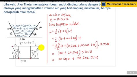 Soal Aplikasi Turunan Trigonometri Contoh Soal Aplikasi Turunan Diferensial Dan Jawaban