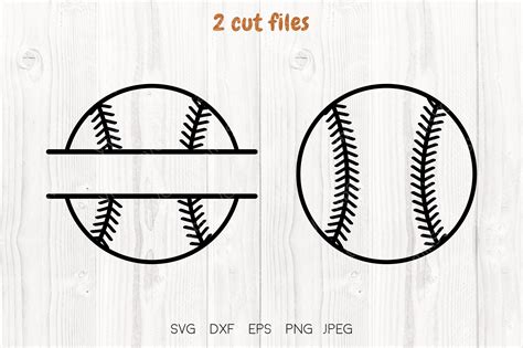 Baseball Outline Svg 2 Cut Files Graphic By Vitaminsvg · Creative Fabrica