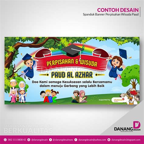 Contoh Spanduk Perpisahan Anak Paud Kartun Doraemon Lucu Bagus Imagesee