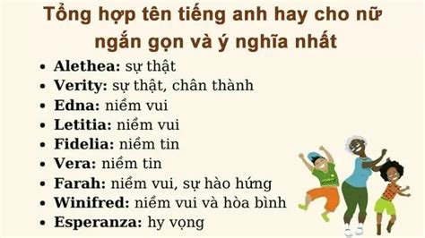 Bài Viết 95 Tên Tiếng Anh Nữ Đẹp Update - Countrymusicstop.com