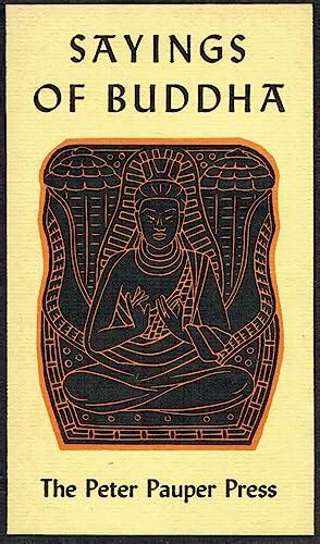 Sayings of Buddha by Gautama Buddha: Very Good Hardcover (1957) | Vedic Book Services