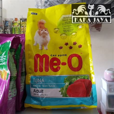 Jual Meo Makanan Kucing Me O Dry Cat Food Tuna Flavor 1 2 Kg Shopee