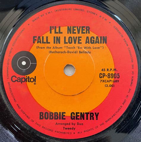 Bobbie Gentry I Ll Never Fall In Love Again You Ve Made Me So Very