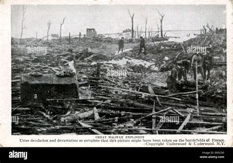 The Great Halifax Explosion Halifax Near Dartmouth Nova Scotia