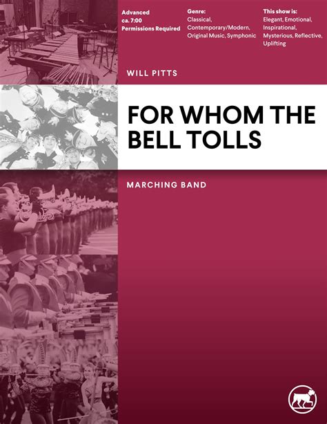 FOR WHOM THE BELL TOLLS Marching Band Show Music Design More