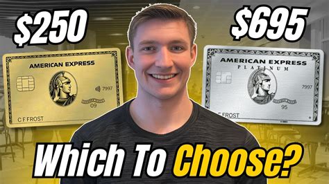 Amex Gold Vs Platinum Which Card Is Better YouTube