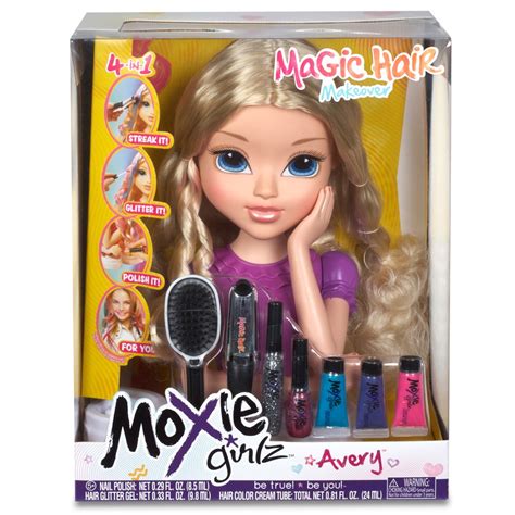 Moxie Girlz Magic Hair Makeover Torso Wave 3 Avery