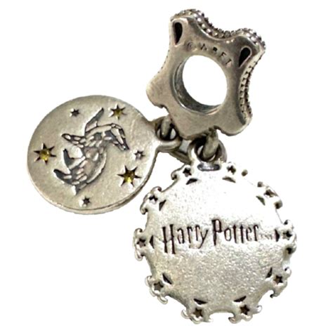 Authentic PANDORA Harry Potter Hufflepuff Dangle Charm 798832C01 EBay