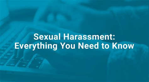 Sexual Harassment Training Guide Who Needs To Be Trained And When