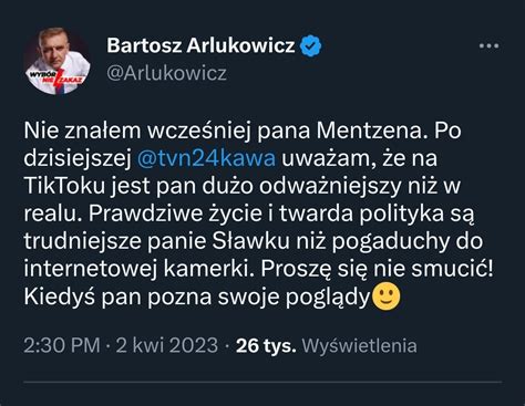 Mefistofeles on Twitter Tymczasem Arlukowicz nie znałem wcześniej