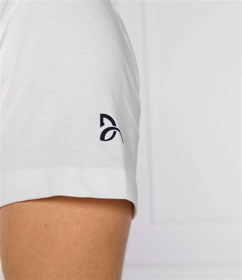 T Shirt Lacoste X Novak Djokovic By Ysy Regular Fit Lacoste White