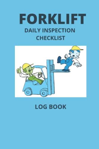 Forklift Daily Inspection Checklist Log Book Forklift Operator Daily