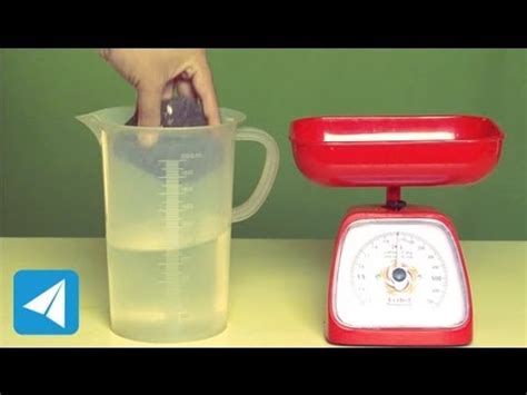 Water Displacement Method For Density