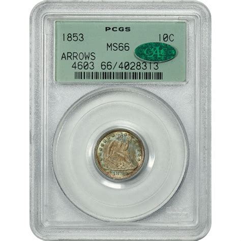 1853 Liberty Seated 10¢ PCGS 4028313 • Coin Rarities Online