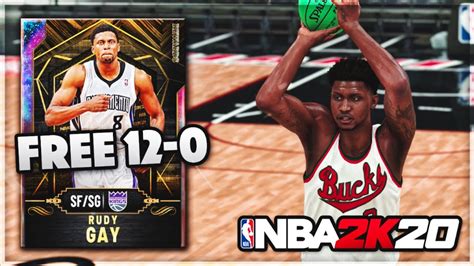 FREE 12 0 REWARD GALAXY OPAL RUDY THE BEST SG SF IN NBA 2K20 MyTEAM