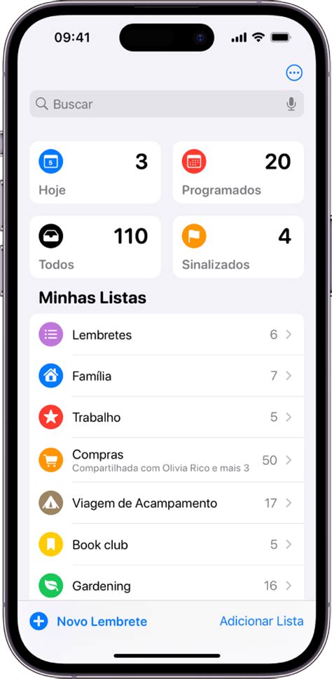 Adicione Itens A Uma Lista No App Lembretes Do IPhone Suporte Da