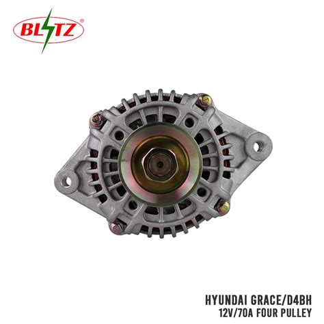 BLITZ ALTERNATOR ASSEMBLY HYUNDAI GRACE D4BH W PUMP 12V 70A FOUR