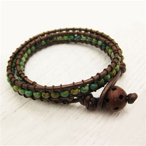 Byjodi Jewelry Natural Green Turquoise Wrap Bracelet