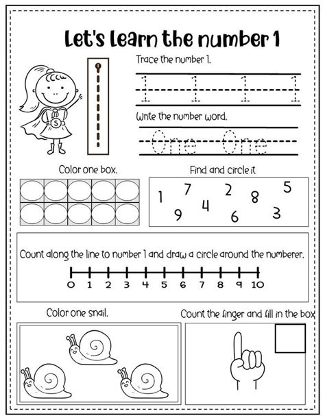 Number Sense 1 10 Trace And Write Number 1 10