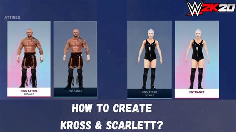 How To Create Karrion Kross Scarlett Nxt Stand Deliver Attire Wwe